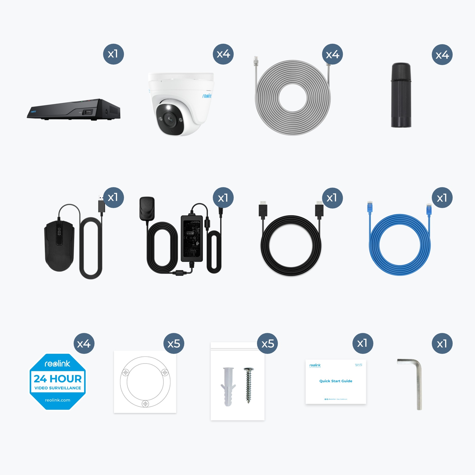 Reolink NVS8-8MD4 video surveillance kit