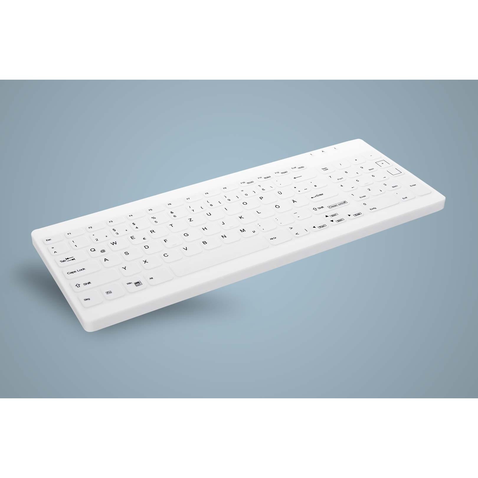 Contour ACTIVE KEY Hygiene Compact Ultraflat Keyboard with