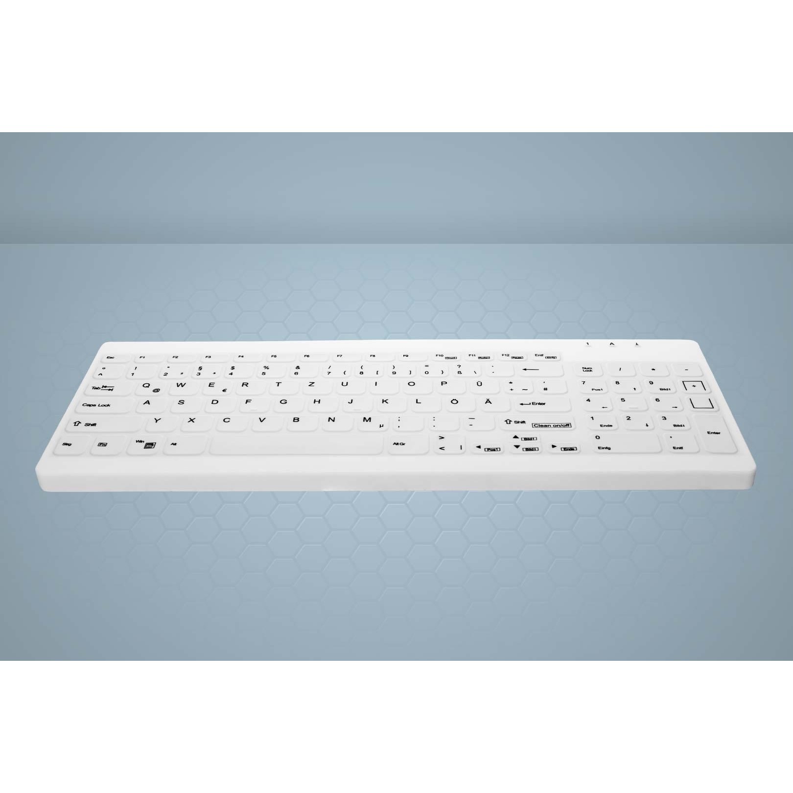 Contour ACTIVE KEY Hygiene Compact Ultraflat Keyboard with