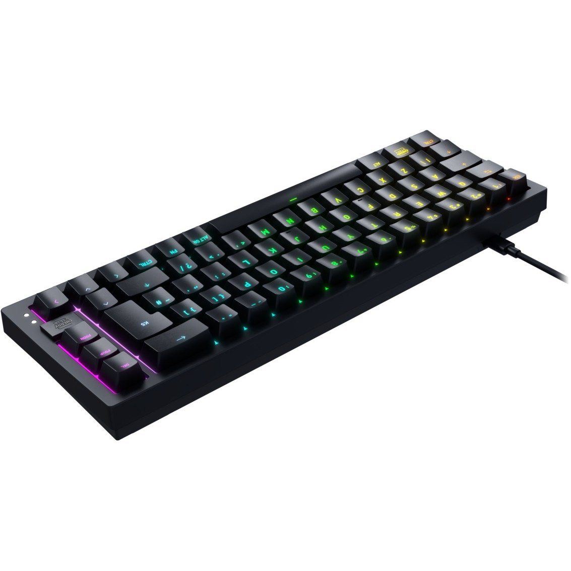 CHERRY K5V2 Compact Tastatur Gaming USB QWERTZ Deutsch Schwarz