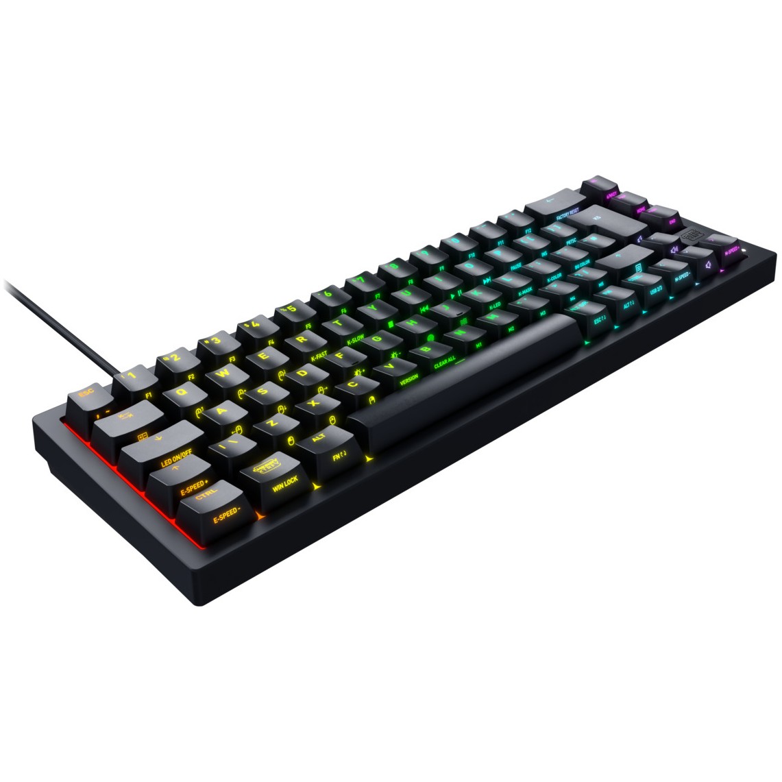 CHERRY K5V2 Compact Tastatur Gaming USB QWERTZ Deutsch Schwarz