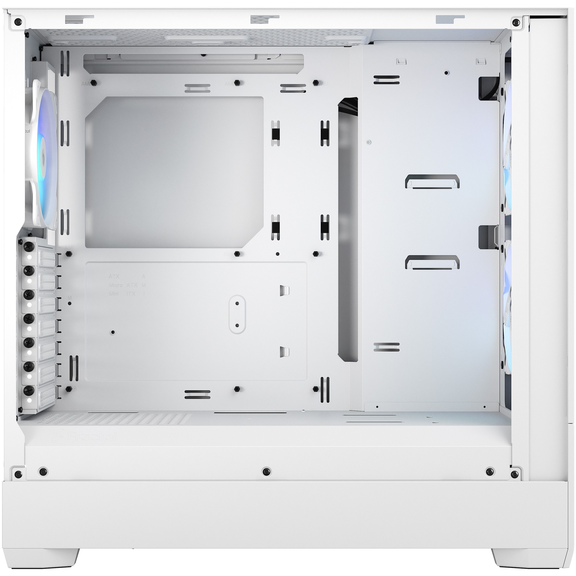 FRACTAL DESIGN Geh Pop Air RGB White TG Clear Tint
