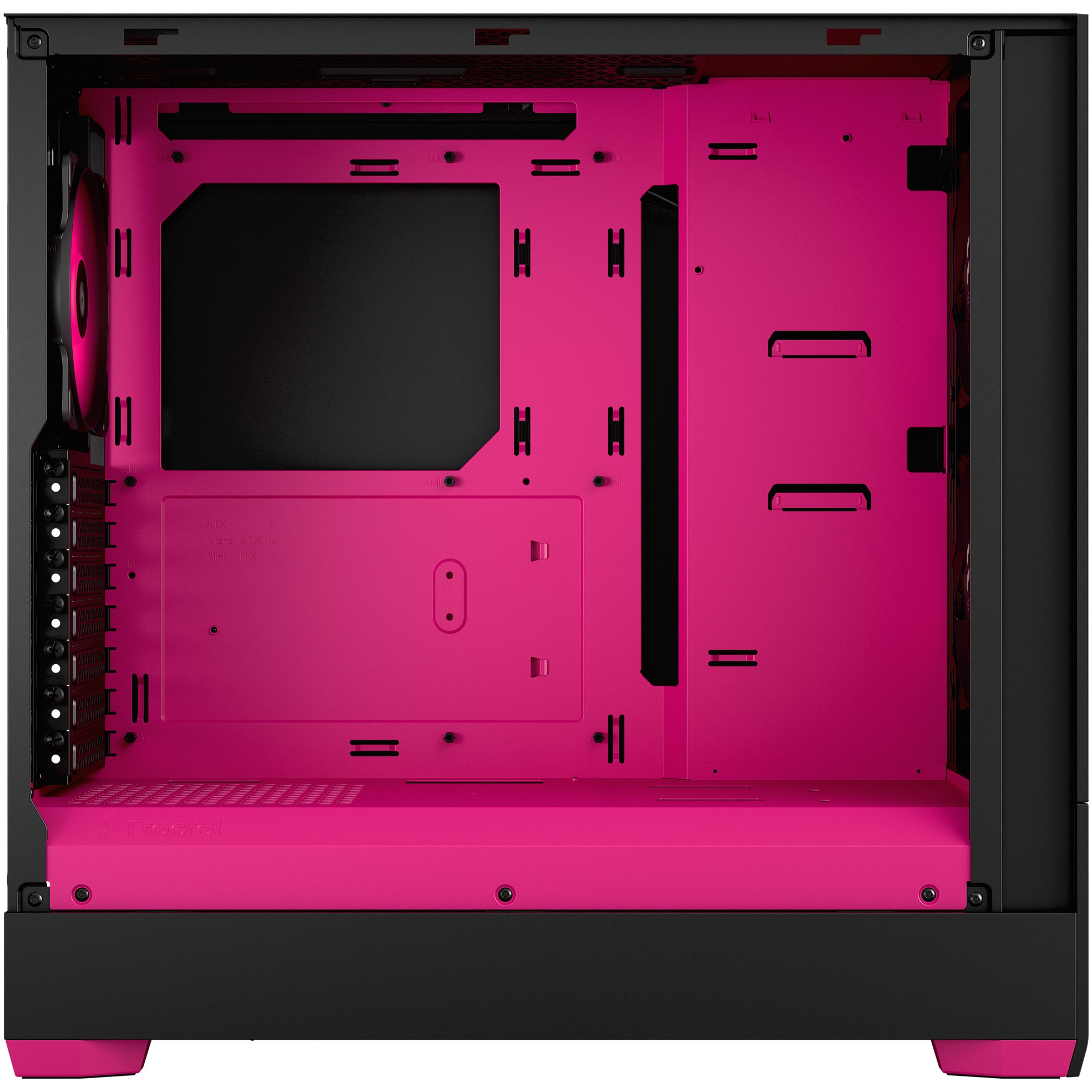 FRACTAL DESIGN Geh Pop Air RGB Magenta Core TG Clear Tint