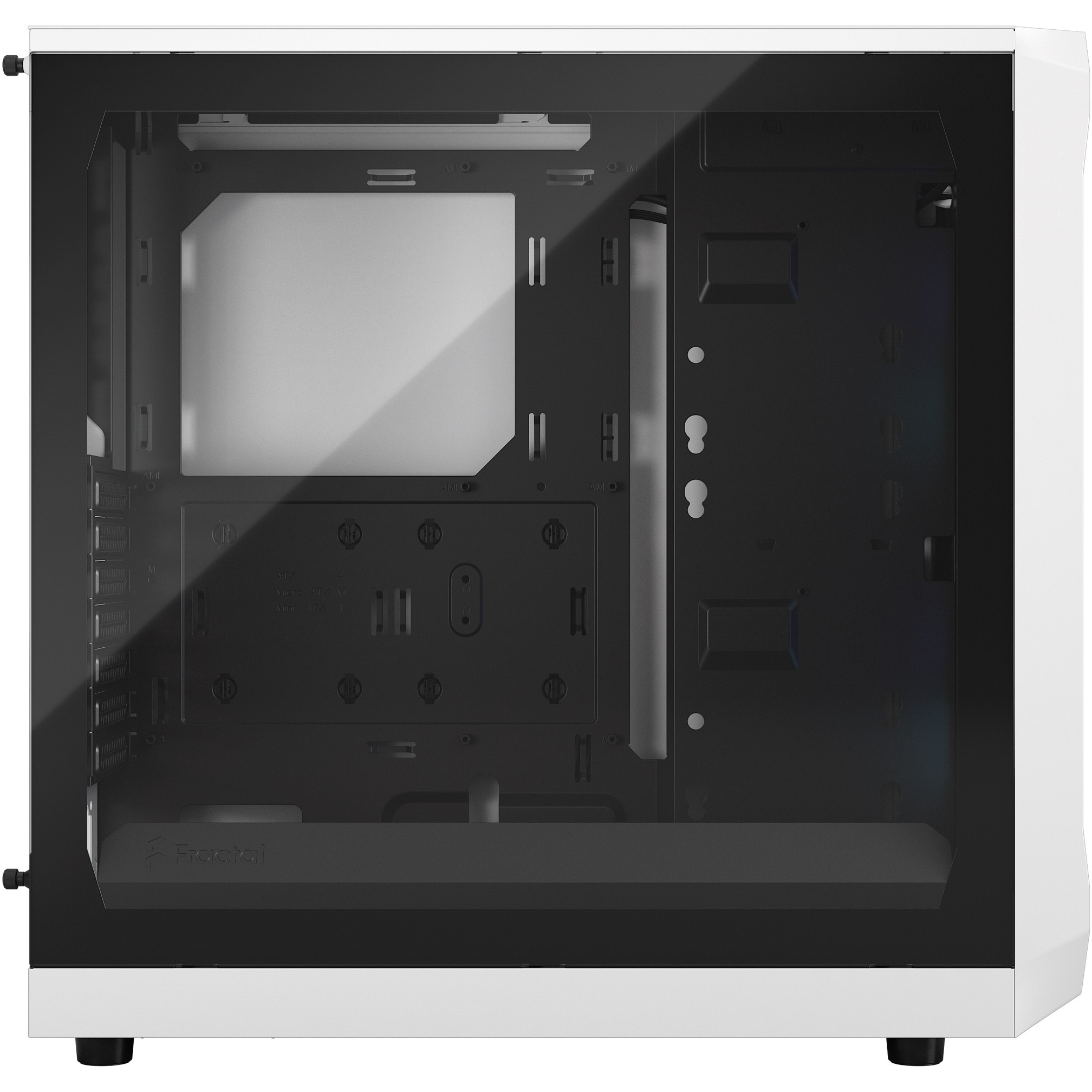 FRACTAL DESIGN Geh Focus 2 RGB White TG Clear Tint
