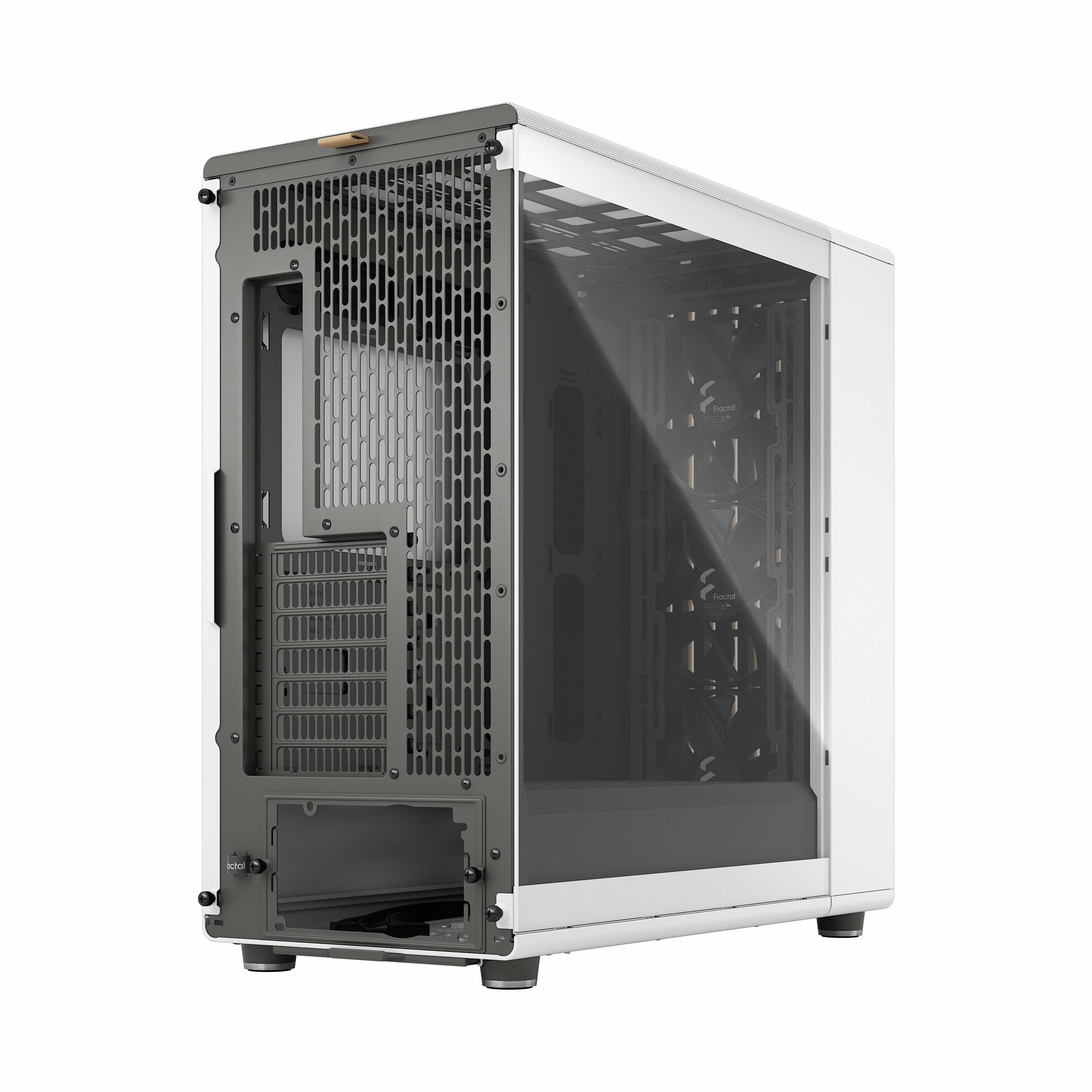 FRACTAL DESIGN Geh North XL Chalk White TG Clear