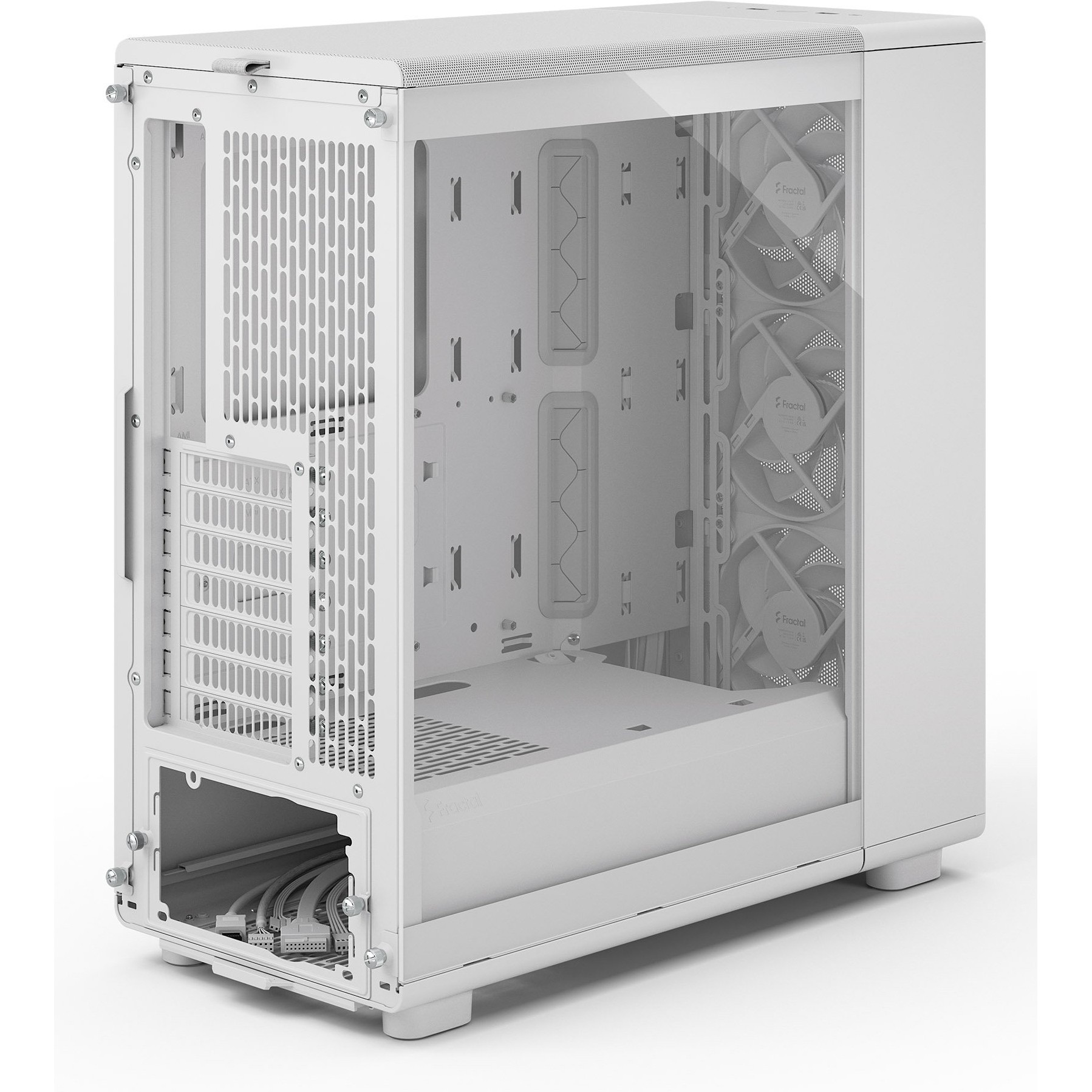 Midi Fractal Epoch White TG Clear tint