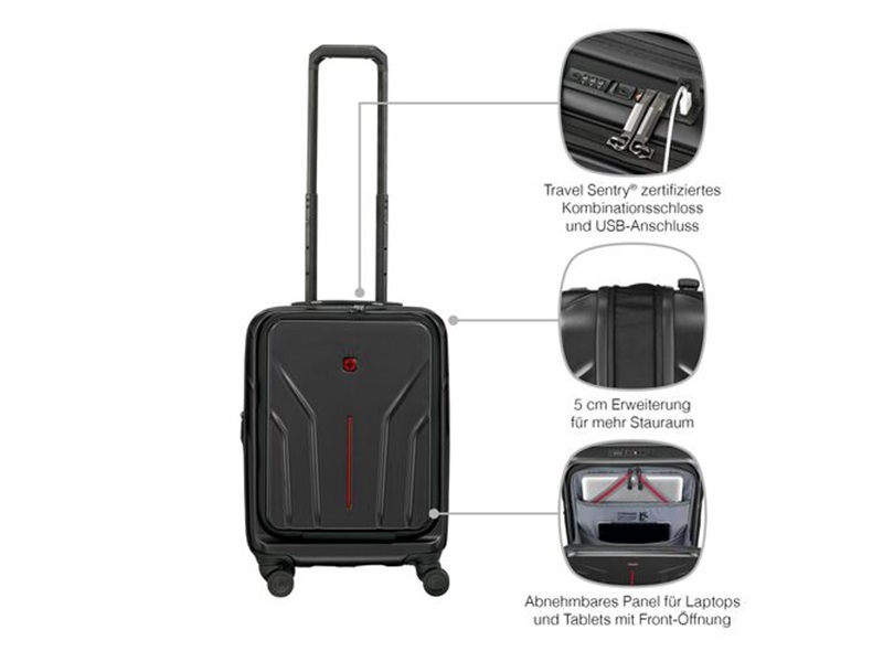 WENGER Amplix Hardside Carry-On Black