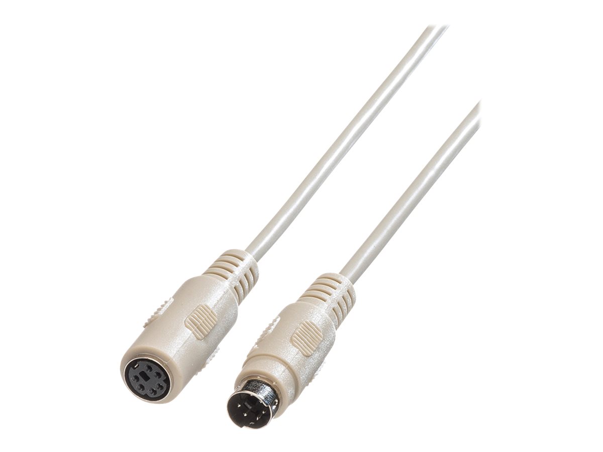 ROLINE Tastatur-Kabel-PS/2 ST/BU, 1,8 m