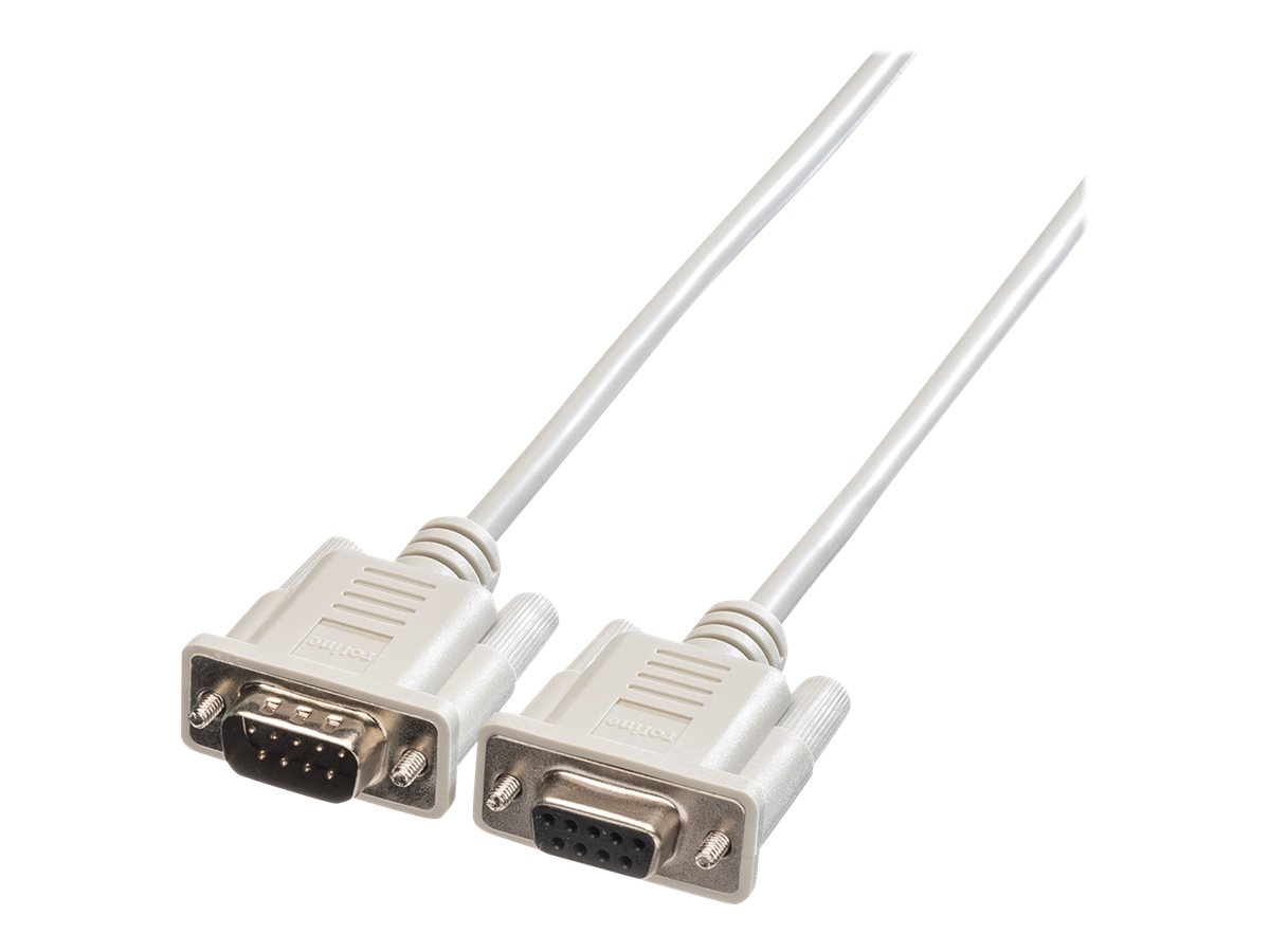 ROLINE RS232-Kabel 9pol ST-BU, 1,8 m