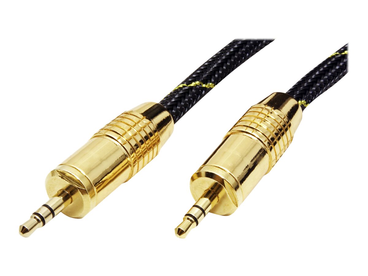 ROLINE GOLD 3,5mm Audio-Verbindungskabel ST/ST, 2,5 m