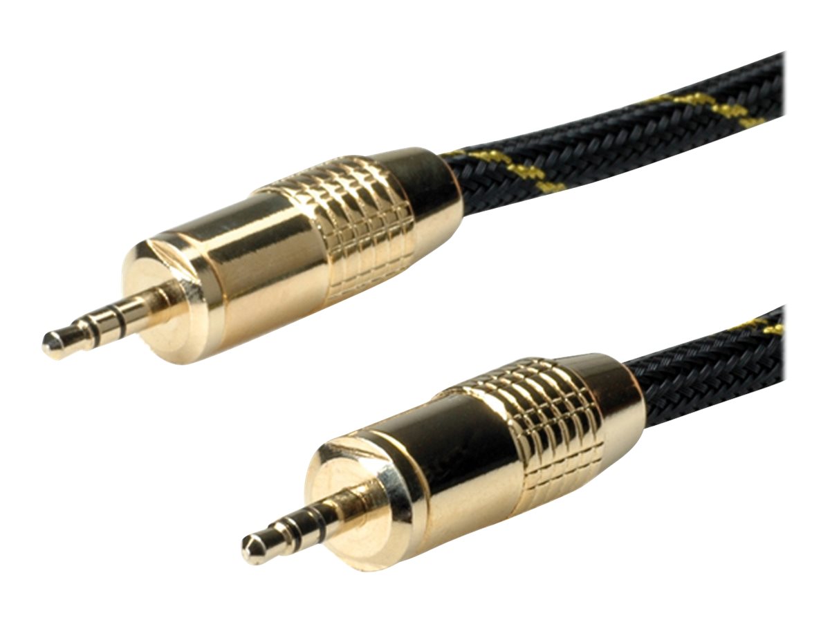 ROLINE GOLD 3,5mm Audio-Verbindungskabel ST/ST, 10 m