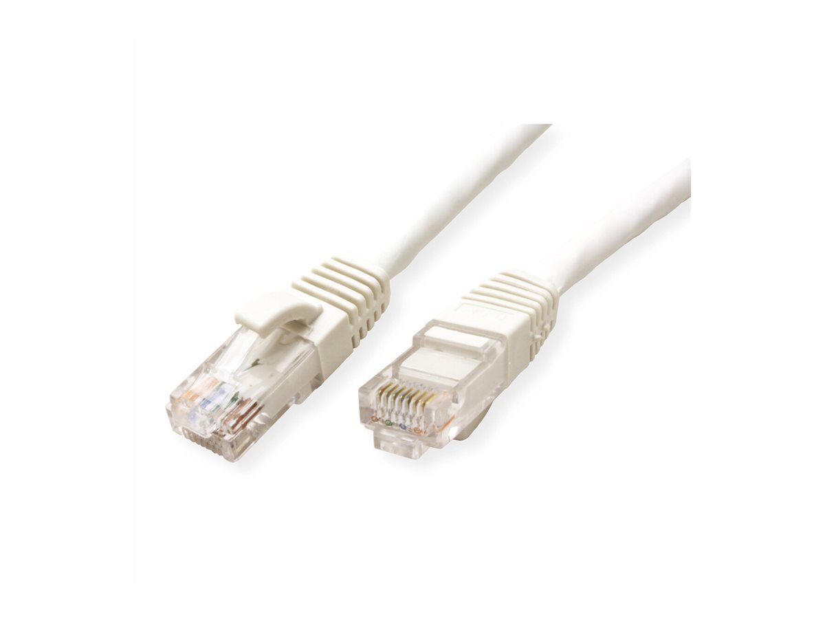 VALUE Patchkabel Cat.6 (Class E) UTP, LSOH, weiß, 7 m