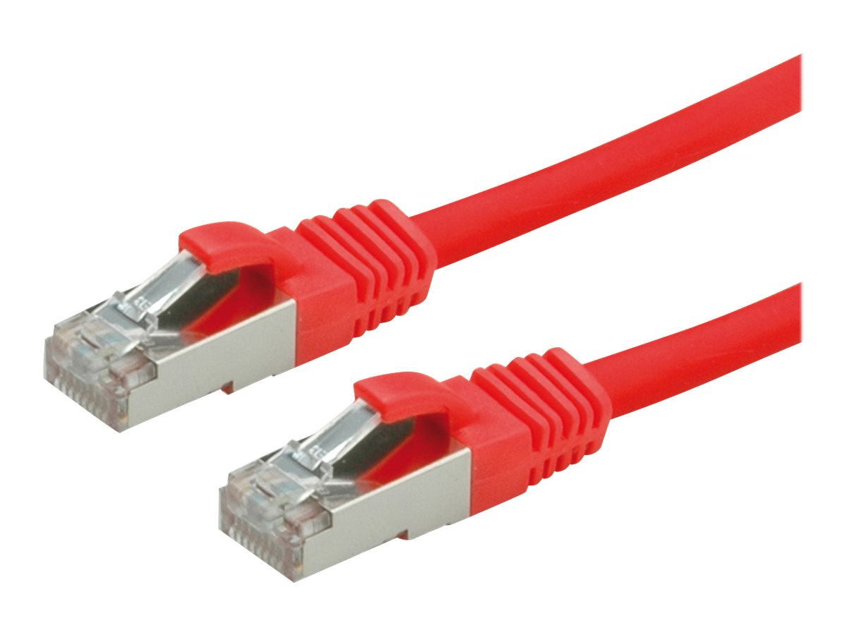 VALUE Patchkabel Cat.6 (Class E) S/FTP (PiMF), LSOH, rot, 3 m