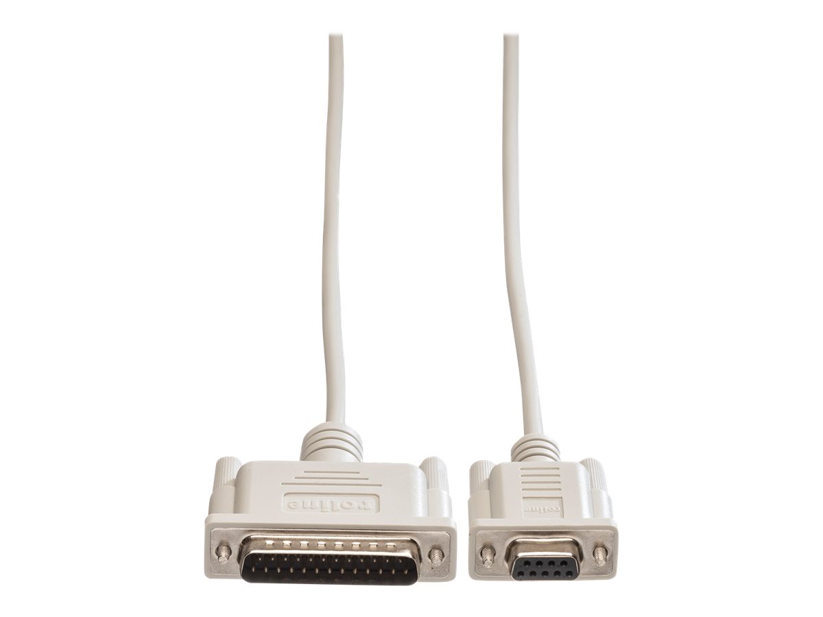 ROLINE Druckerkabel 9pol. BU - 25pol. ST, 1,8 m