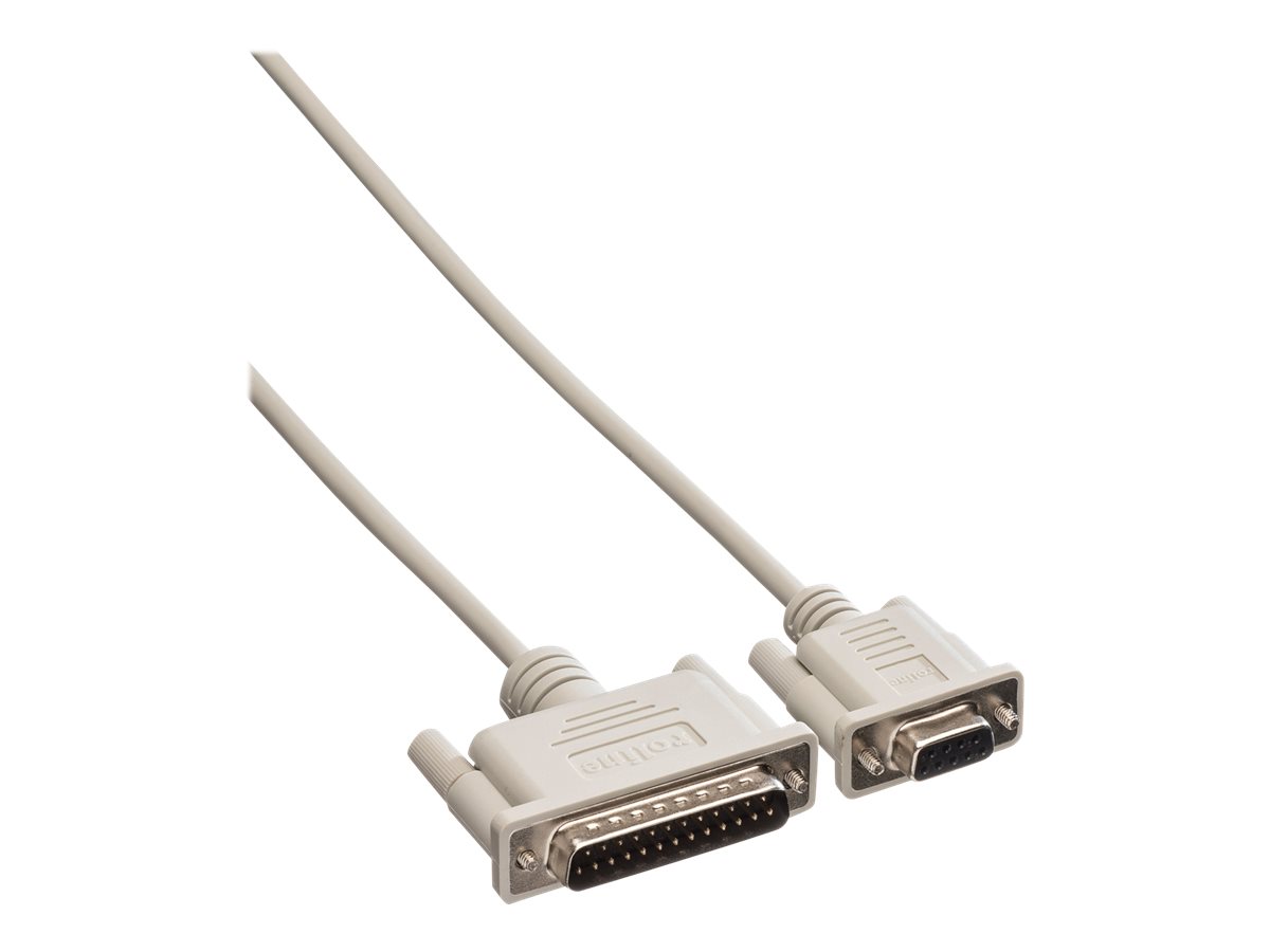 ROLINE Druckerkabel 9pol. BU - 25pol. ST, 1,8 m