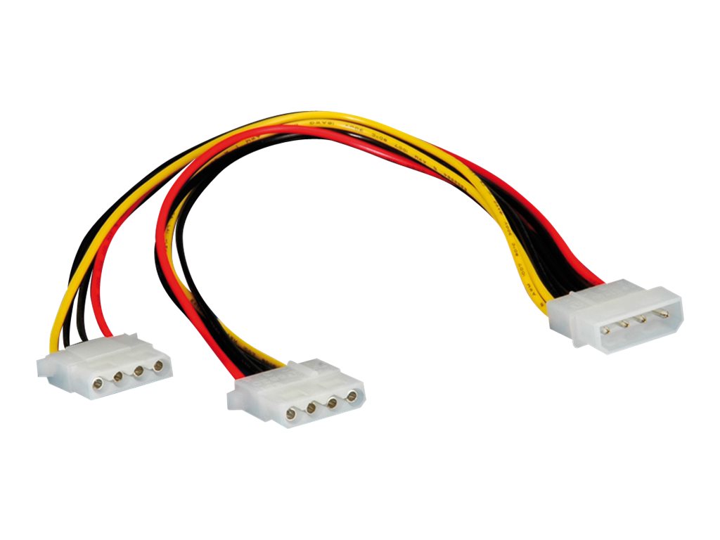 ROLINE Y-Kabel 4 pol. HDD / 2x 4 pol. HDD, 0,3 m