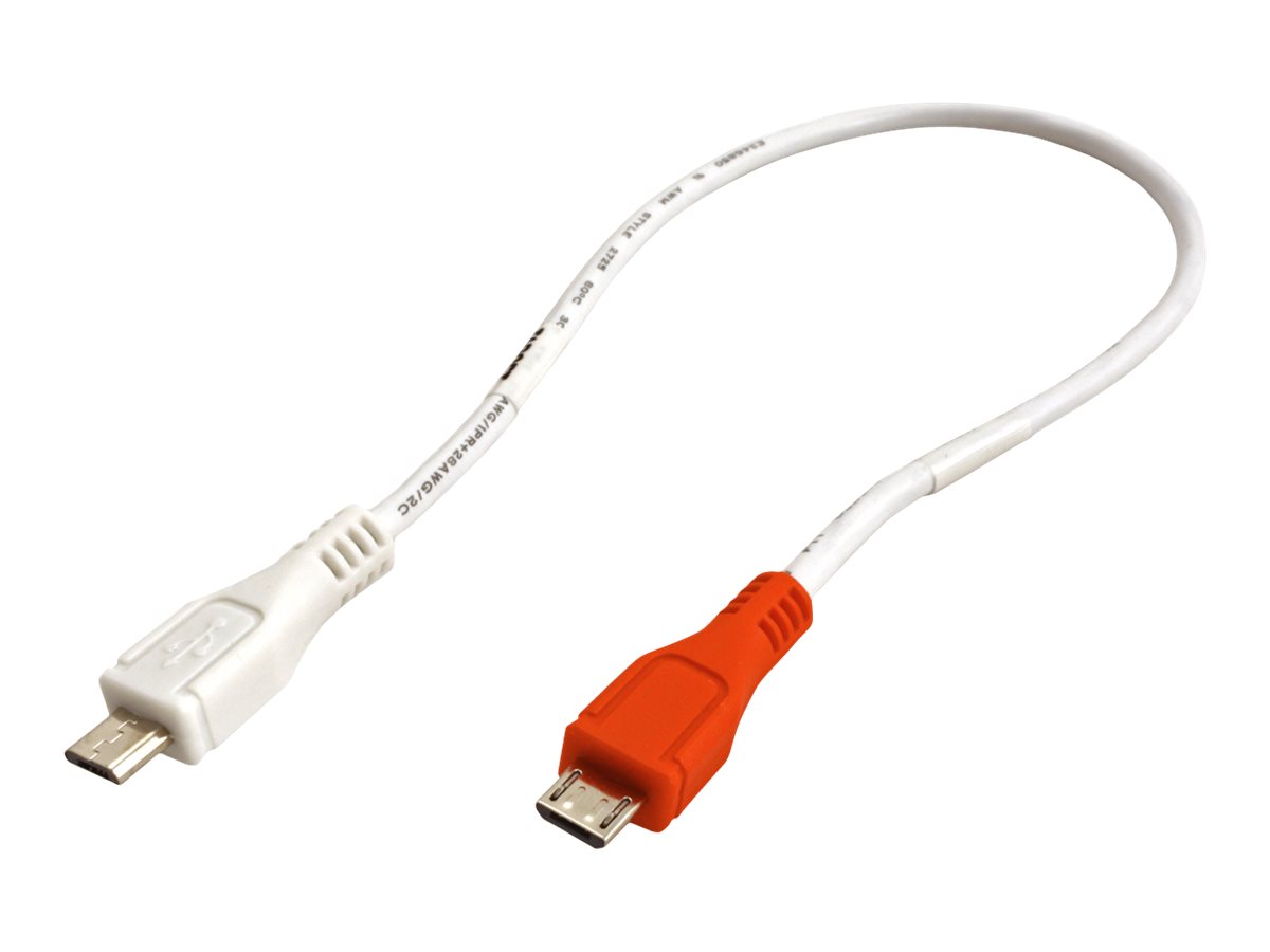 VALUE USB 2.0 Ladekabel, Micro B - Micro B, ST/ST, 0,3m