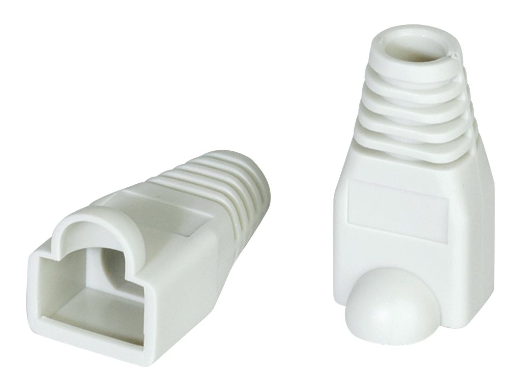 ROLINE Knickschutztülle grau, für RJ-45, 10 Stck