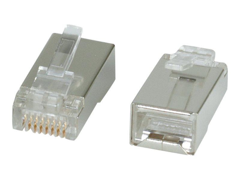 ROLINE Modular-Plug geschirmt, Kat.5e (Class D), 10 Stck