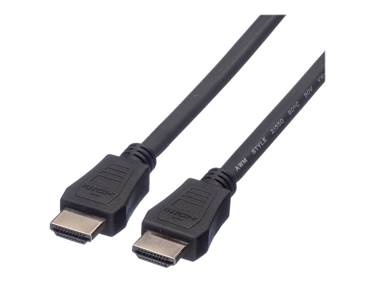 VALUE HDMI High Speed Kabel mit Ethernet, LSOH, schwarz, 5 m