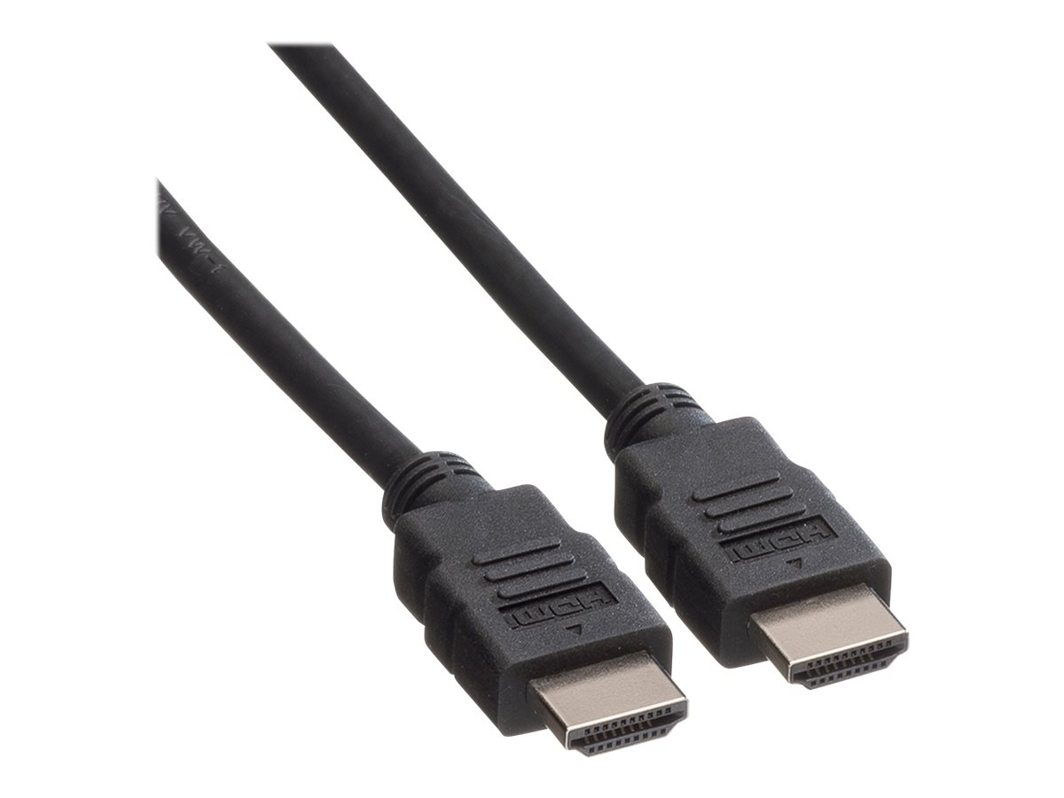 ROLINE HDMI High Speed Kabel mit Ethernet, LSOH, schwarz, 2 m