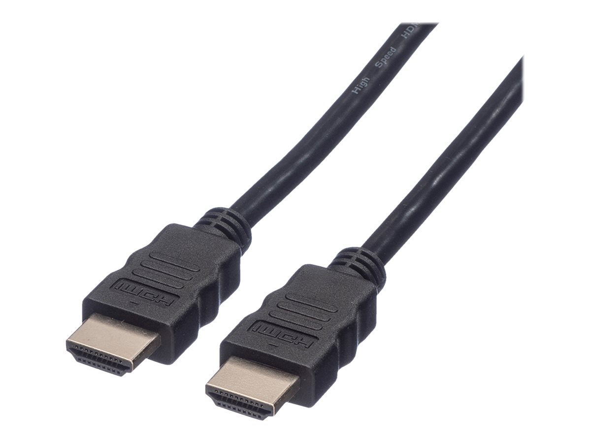 ROLINE HDMI High Speed Kabel mit Ethernet, schwarz, 30 m