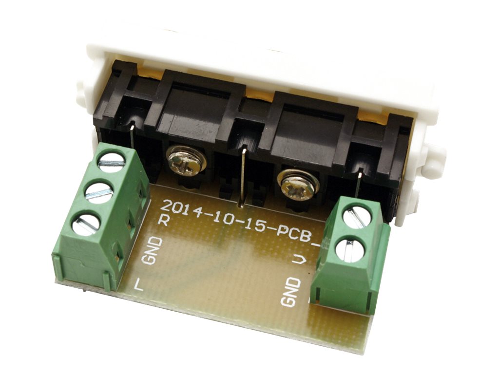 VALUE A/V-Anschluss-System, A/V-Modul (2xAudio, 1x Video)