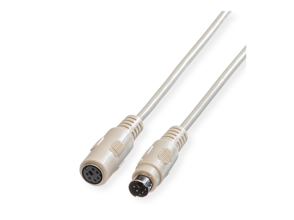 ROLINE Tastatur-Kabel-PS/2 ST/BU, 6 m
