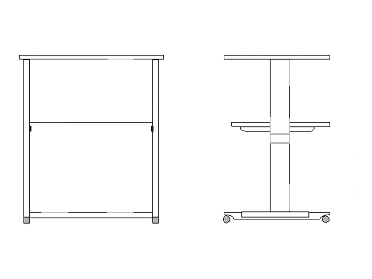 ROLINE Druckertisch, grau