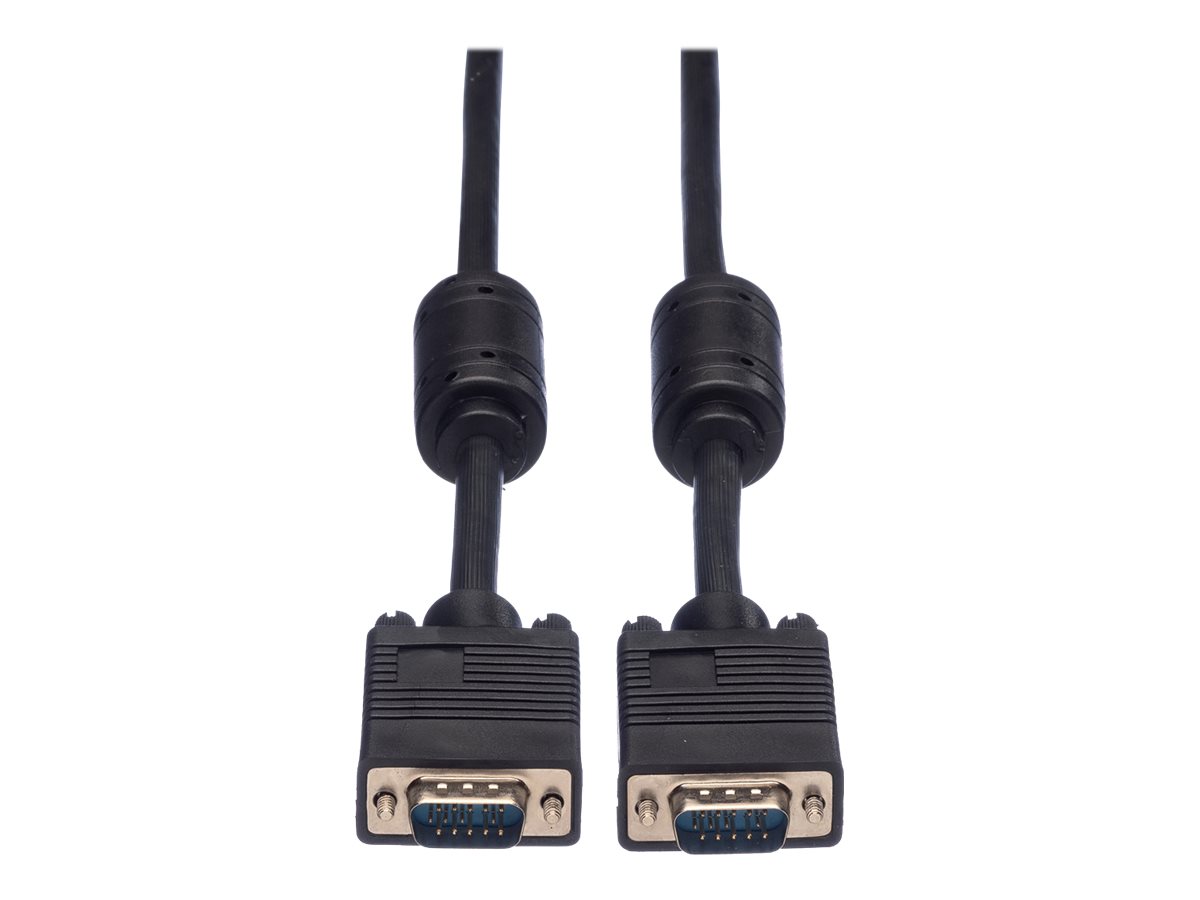 ROLINE SVGA-Kabel HD15 ST - ST mit Ferritkern, 2 m