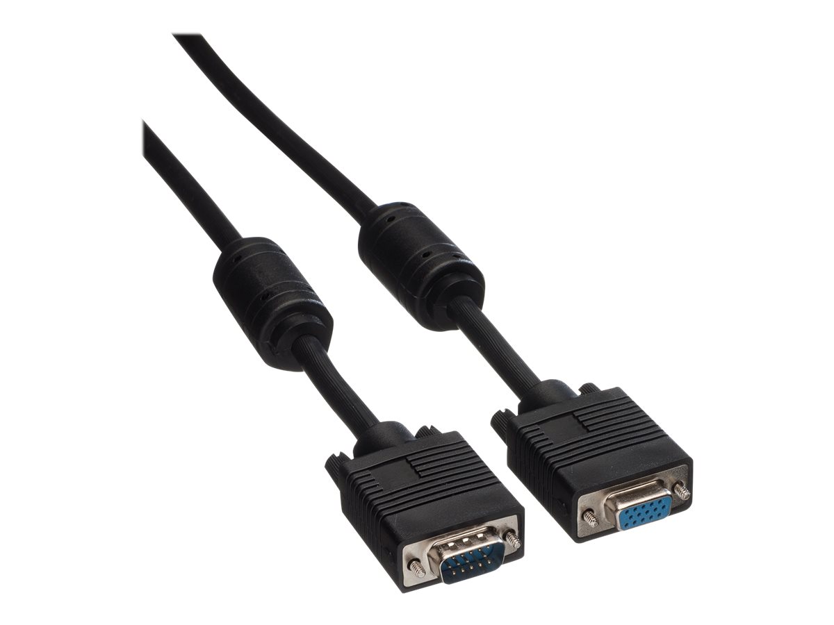 ROLINE SVGA-Kabel HD15 ST - BU mit Ferritkern, 10 m