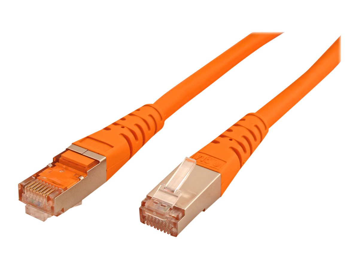 ROLINE Patchkabel Kat.6 (Class E) S/FTP (PiMF), orange, 2 m