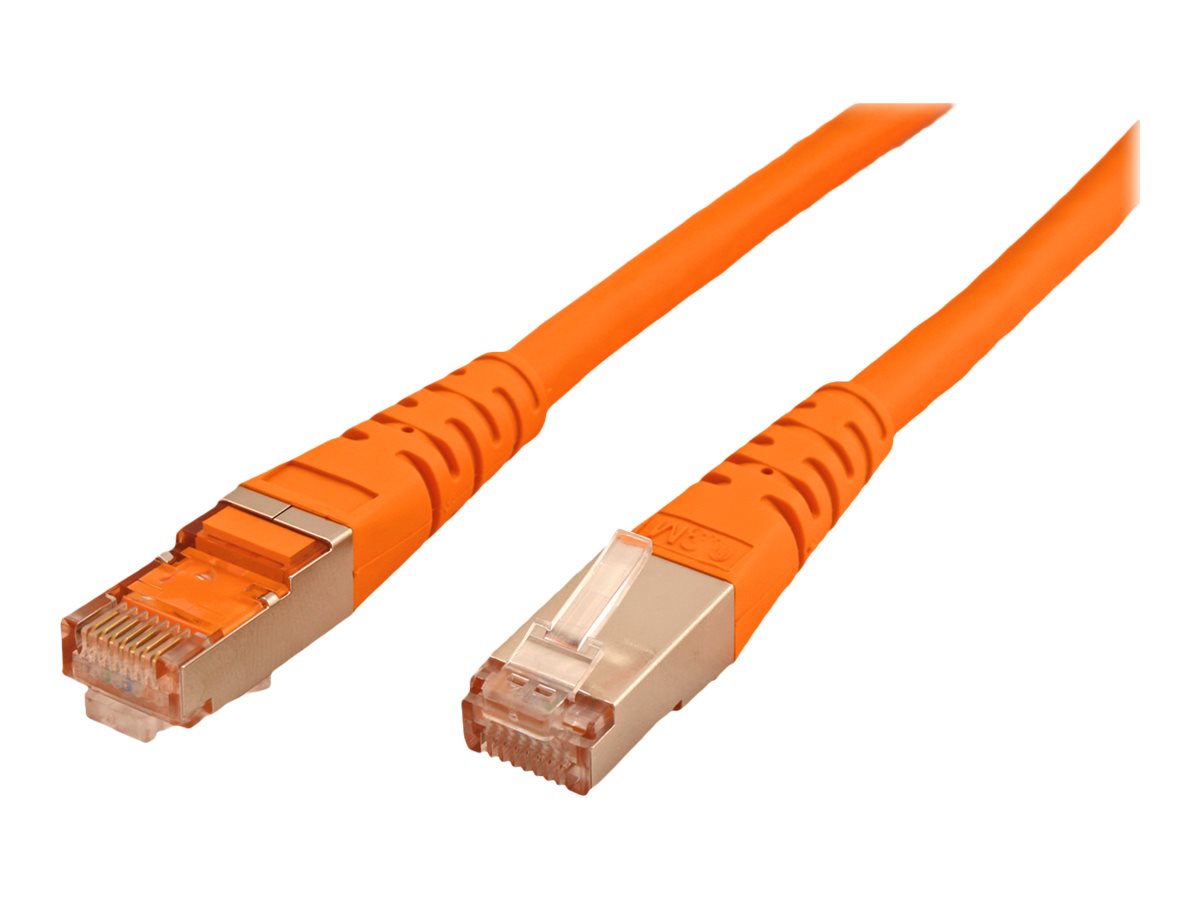 ROLINE Patchkabel Cat.6 (Class E) S/FTP (PiMF), orange, 15 m