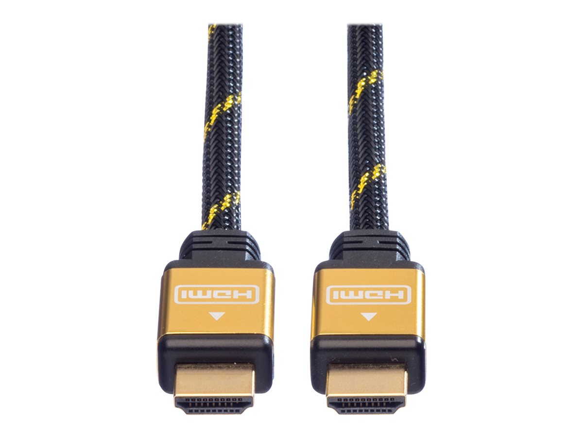 ROLINE GOLD HDMI High Speed Kabel mit Ethernet, 15 m