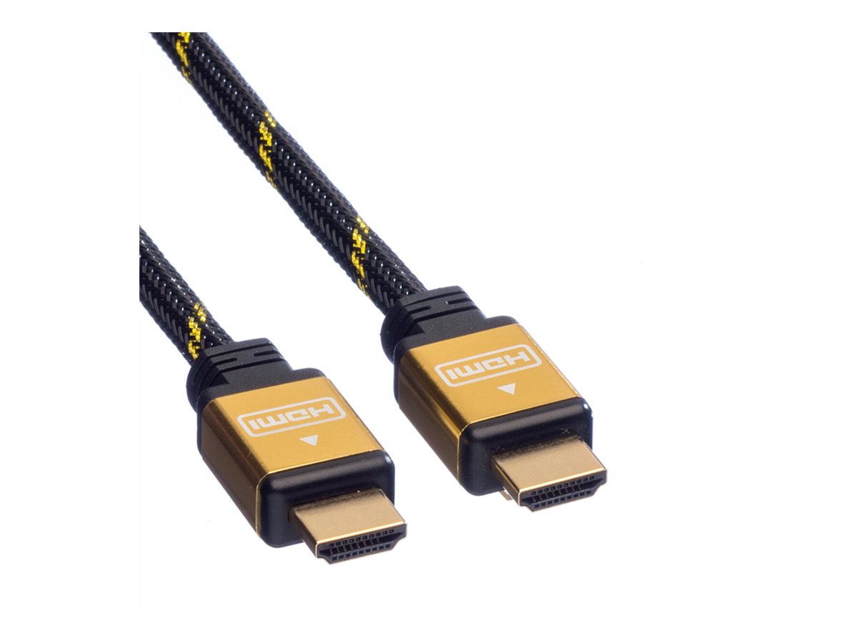 ROLINE GOLD HDMI High Speed Kabel mit Ethernet, 15 m