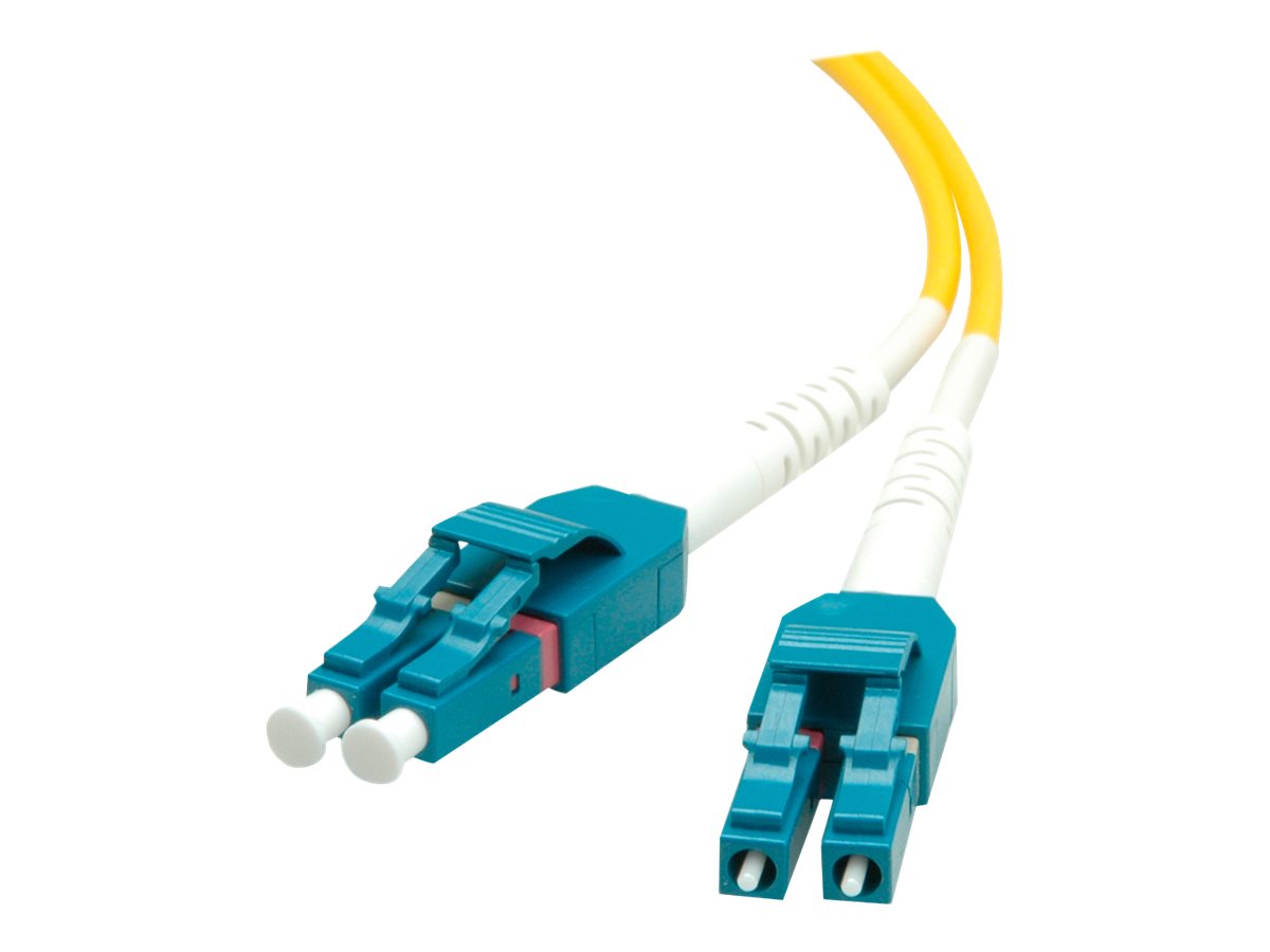 ROLINE LWL-Kabel Duplex, Single Mode 9/125µm OS2, LC/LC, gelb, 10 m