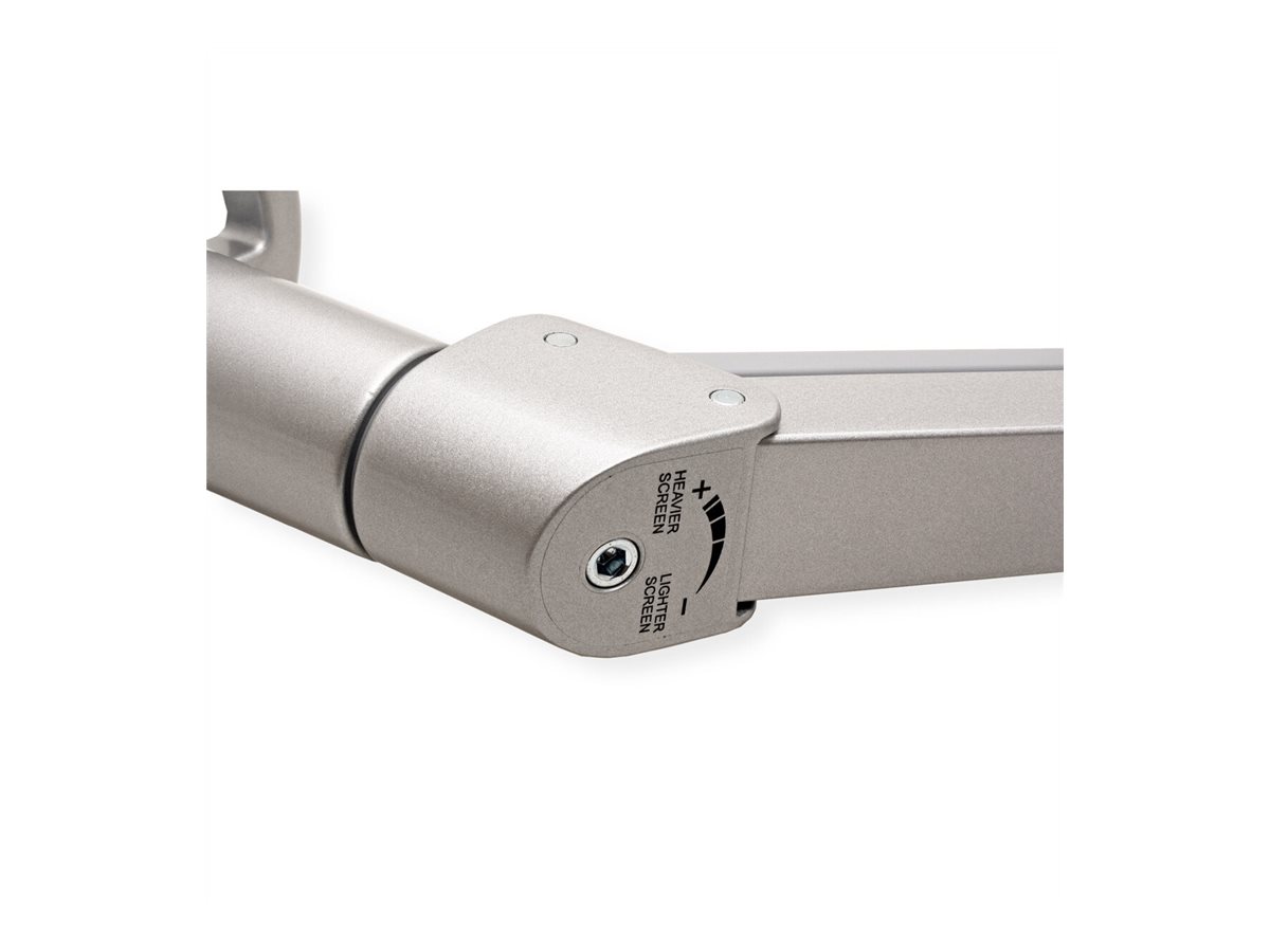 ROLINE LCD-Arm, Tischmontage, Gasfeder, 4 Gelenke, bis 8 kg