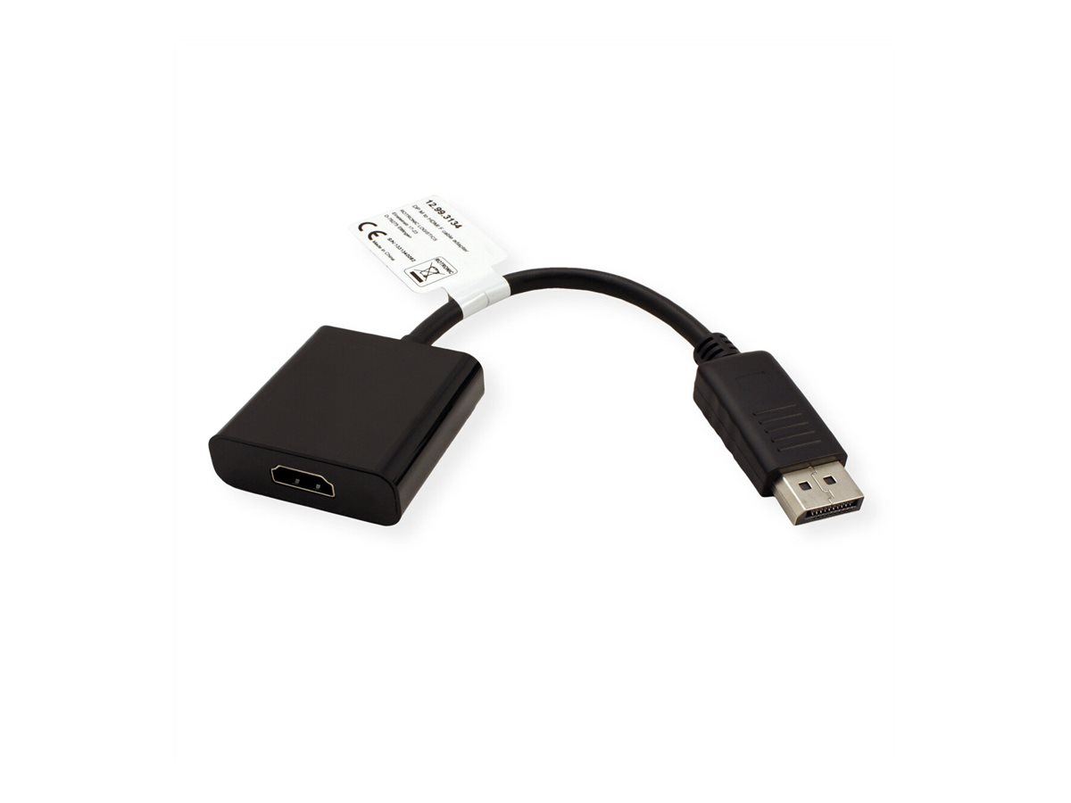 VALUE DisplayPort-HDMI Adapter, DP Stecker-HDMI Buchse