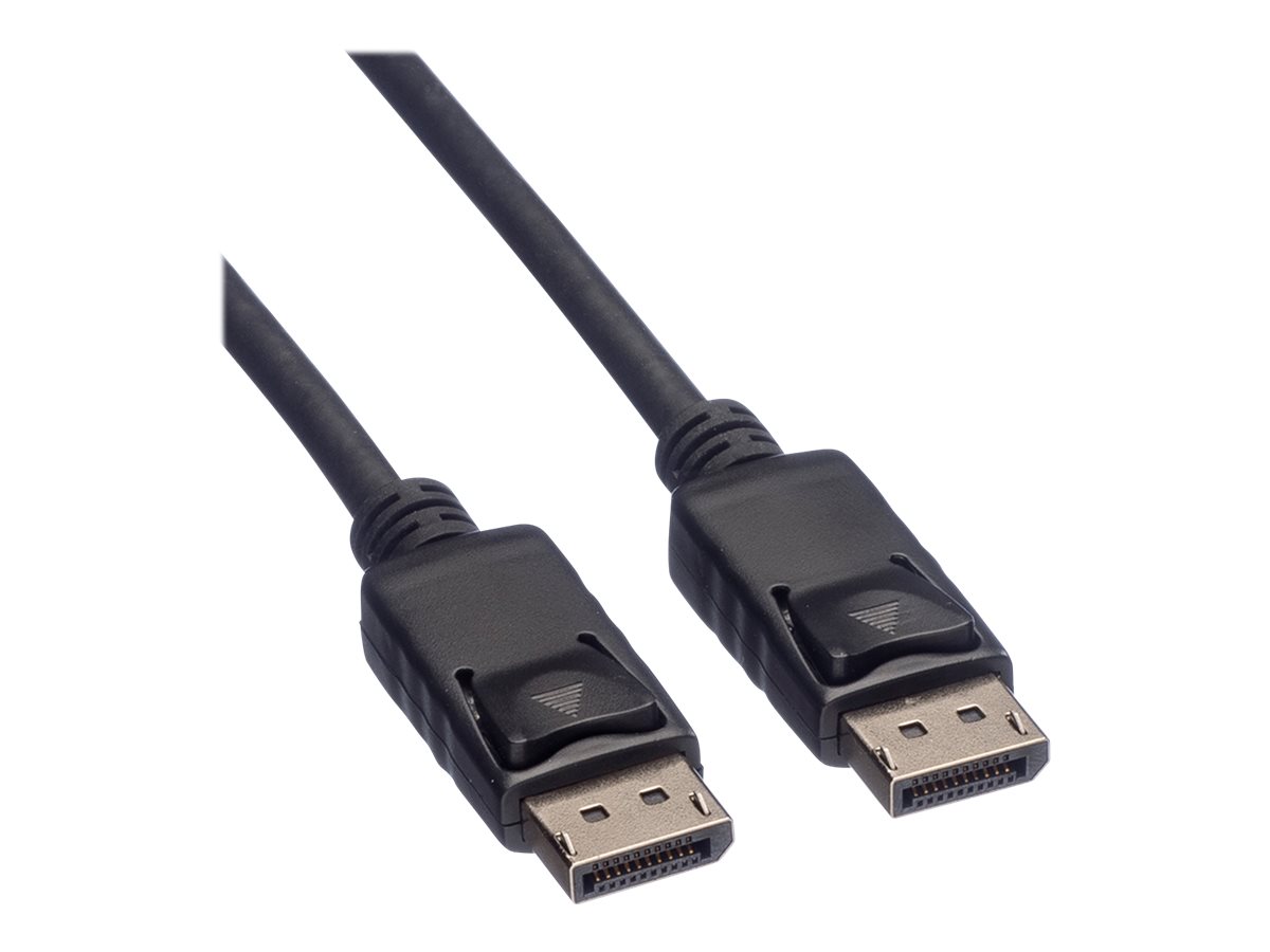 ROLINE DisplayPort Kabel, DP ST - ST, LSOH, schwarz, 2 m