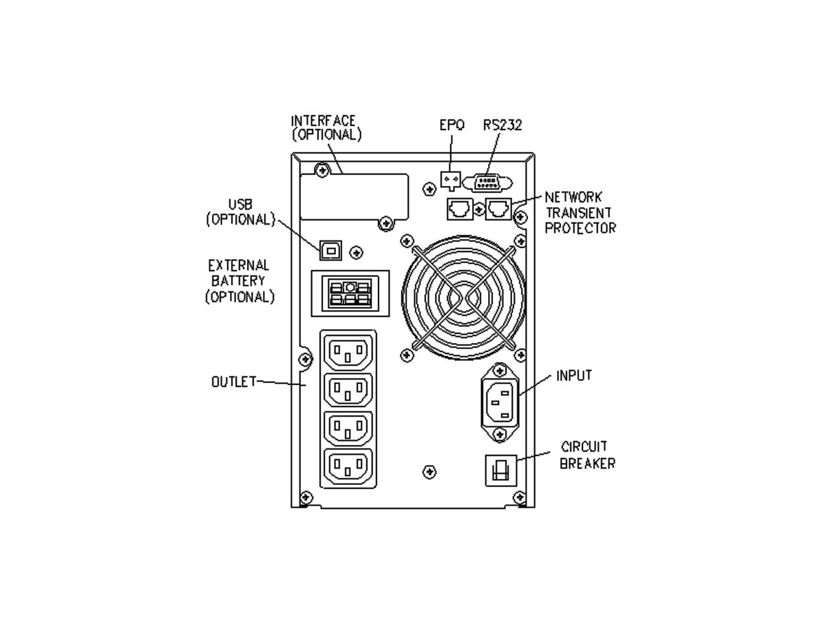 ROLINE ProSecure III 1000 - Online USV