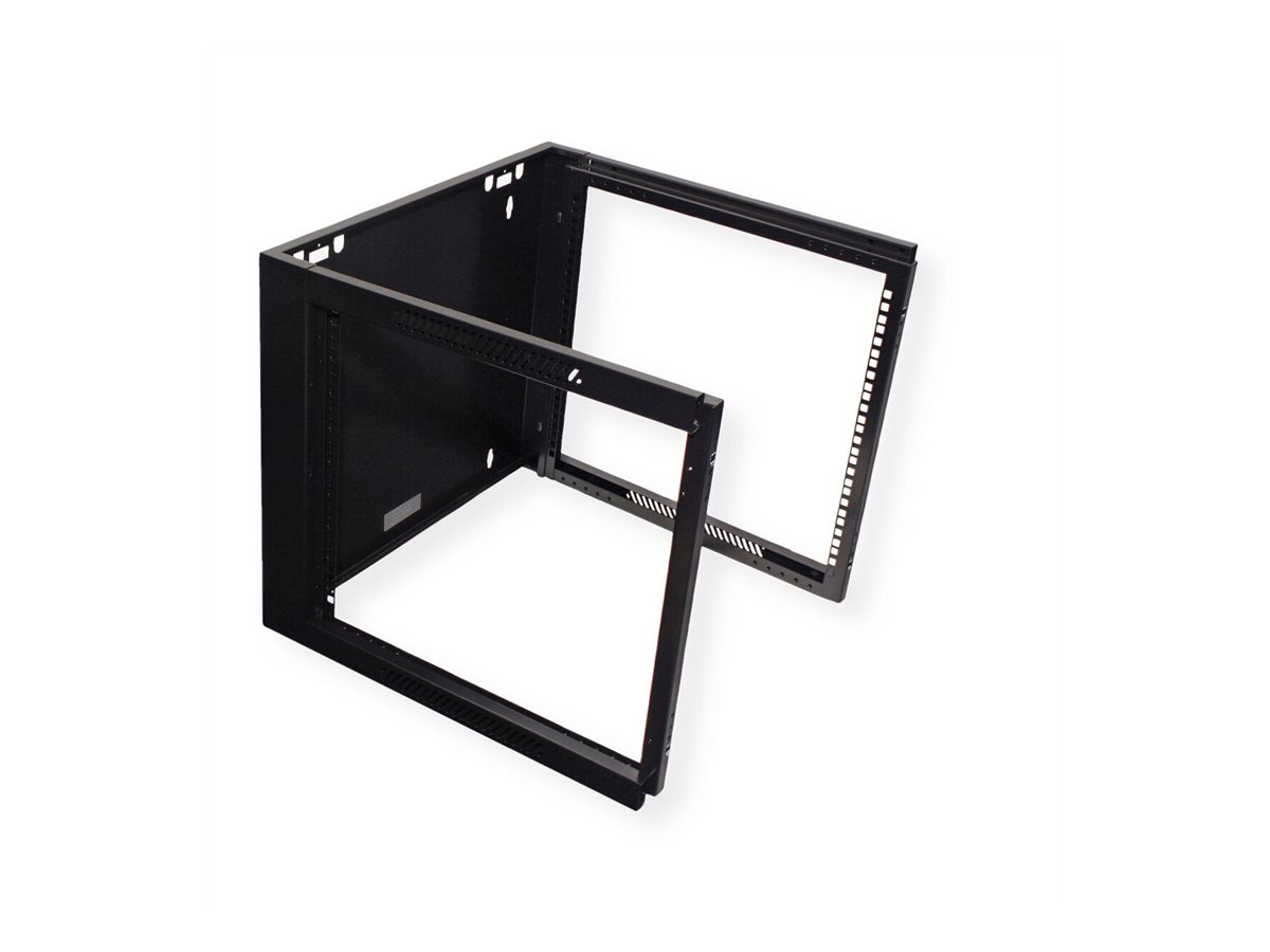 VALUE Wandgehäuse 6 HE (HxBxT) 368x570x450mm, Bausatz, schwarz