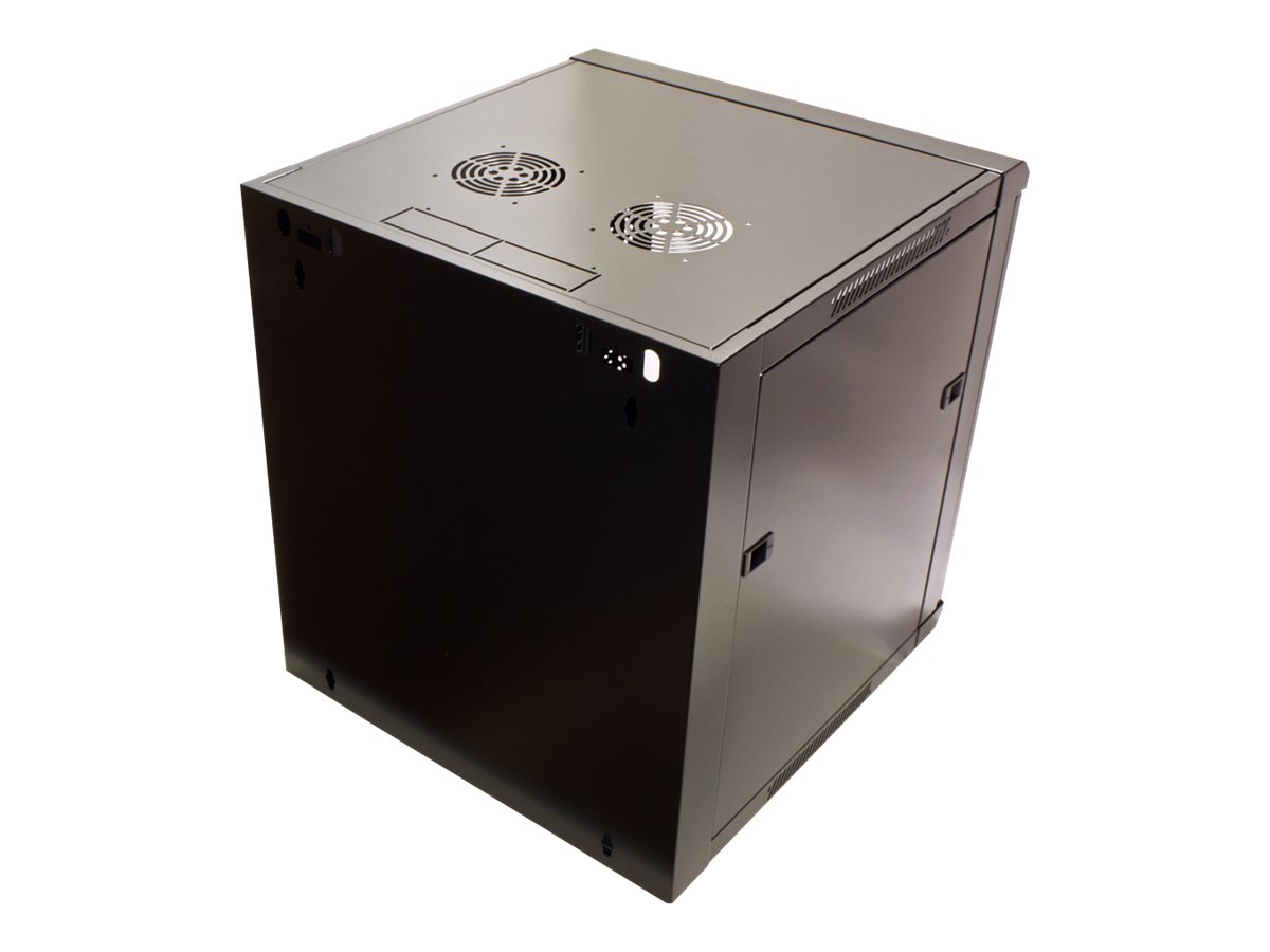 VALUE Wandgehäuse 12 HE (HxBxT) 634x570x600mm, Bausatz, schwarz