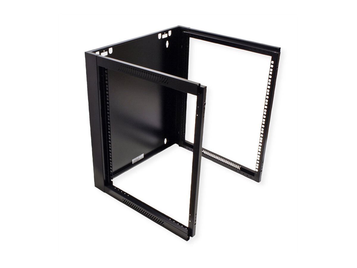 VALUE Wandgehäuse 12 HE (HxBxT) 634x570x600mm, Bausatz, schwarz