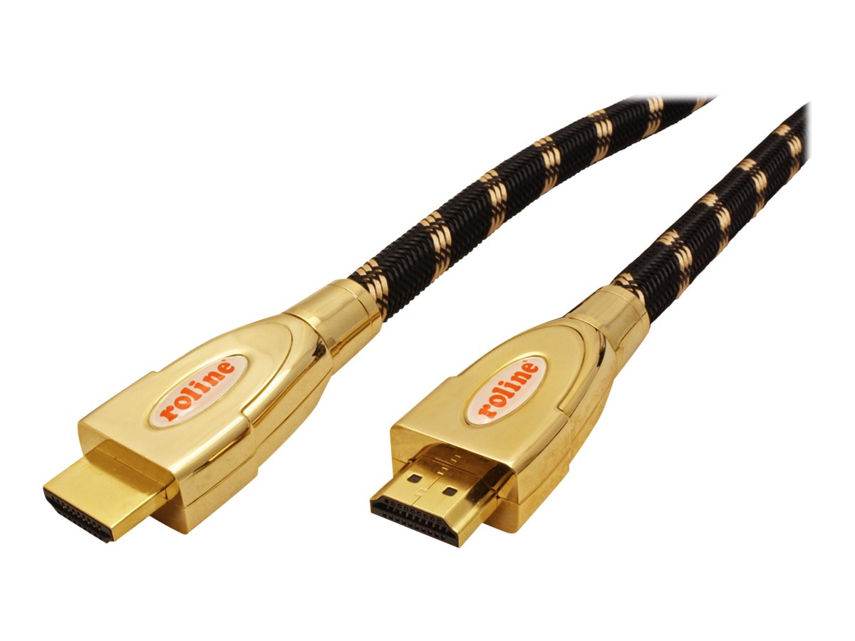ROLINE GOLD HDMI Ultra HD Kabel mit Ethernet, ST/ST, 3 m