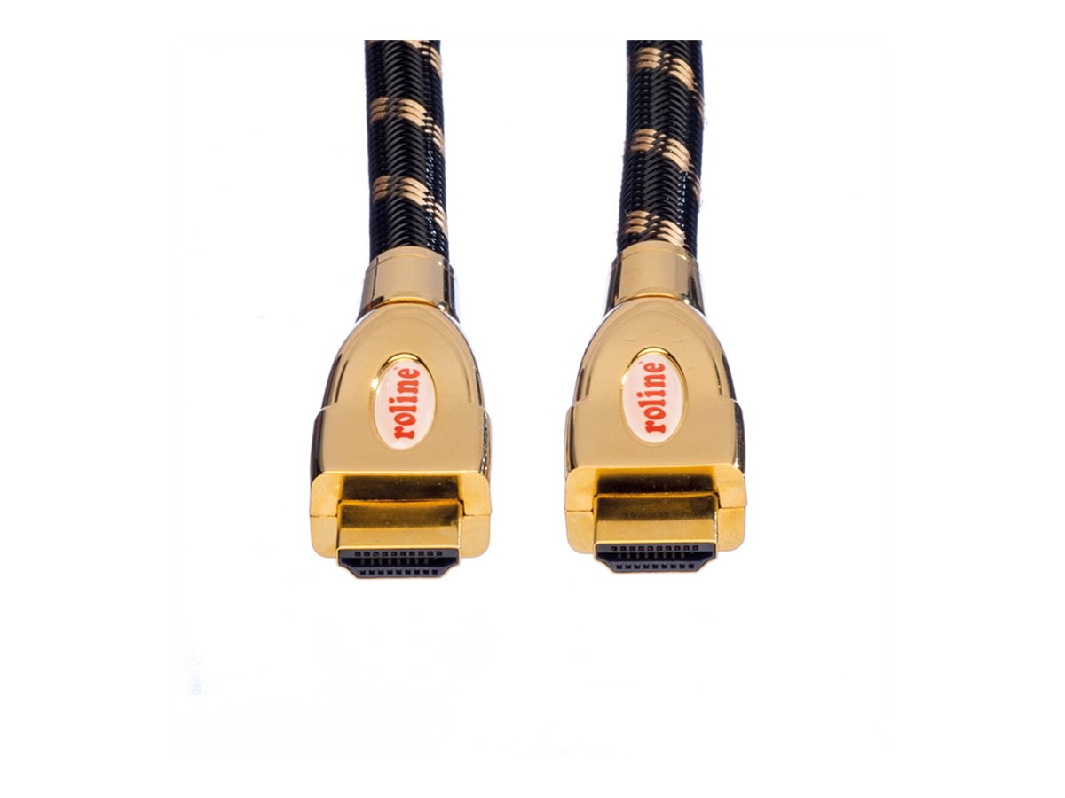 ROLINE GOLD HDMI Ultra HD Kabel mit Ethernet, ST/ST, 5 m