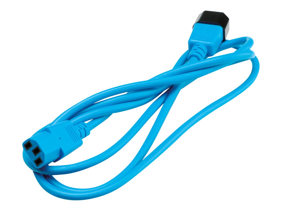 ROLINE Apparate-Verbindungskabel, IEC 320 C14 - C13, blau, 1,8 m
