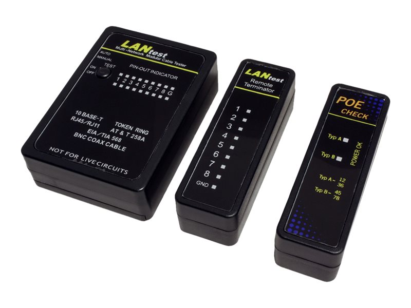 VALUE LANtest Multi-Network Kabel- &, PoE-Tester