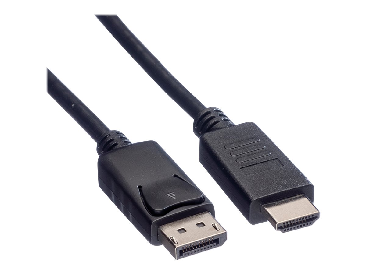 ROLINE DisplayPort Kabel DP - HDTV, ST/ST, schwarz, 2 m