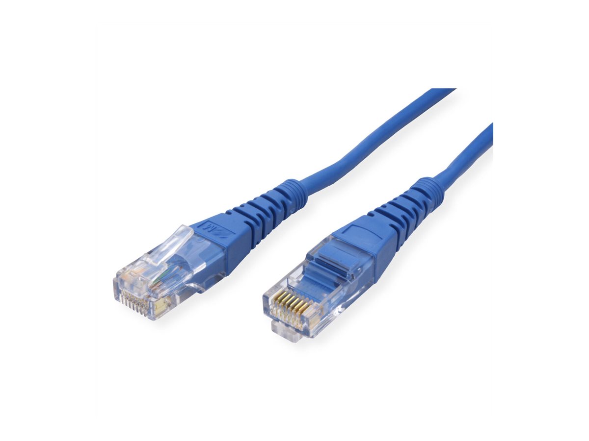 ROLINE Patchkabel Cat.5e (Class D) UTP, blau, 1 m