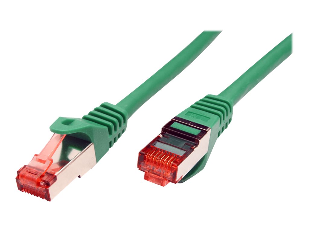 ROLINE Patchkabel Cat.6 S/FTP (PiMF), Component Level, LSOH, grün, 0,5 m